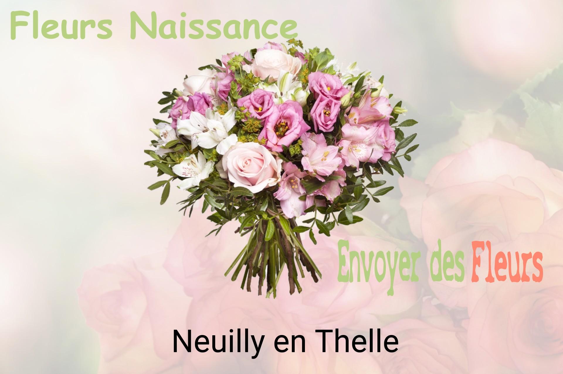 Bouquet de fleurs de naissance livré à Neuilly-en-Thelle