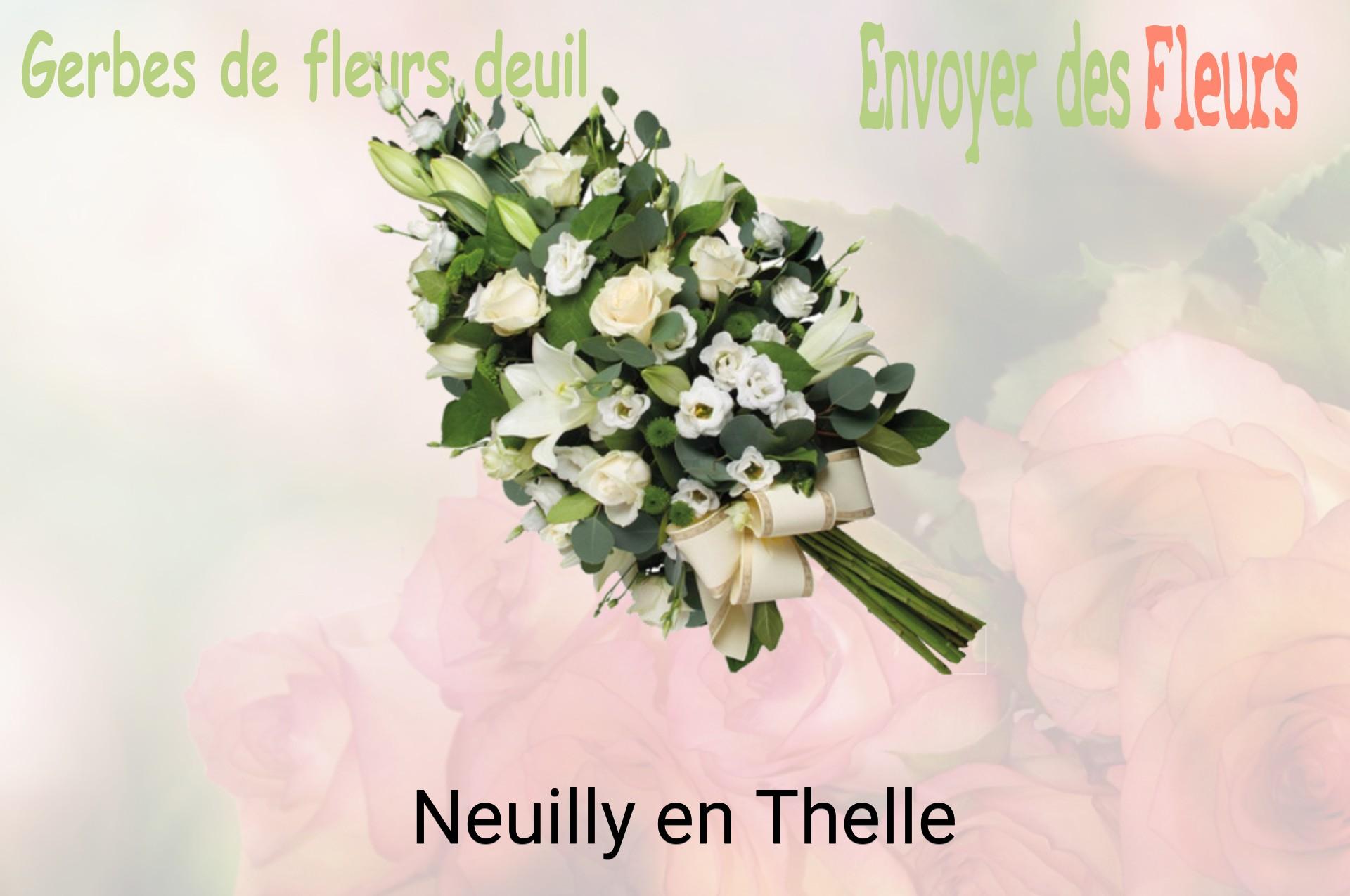 Gerbe de fleurs de deuil livrée à Neuilly-en-Thelle